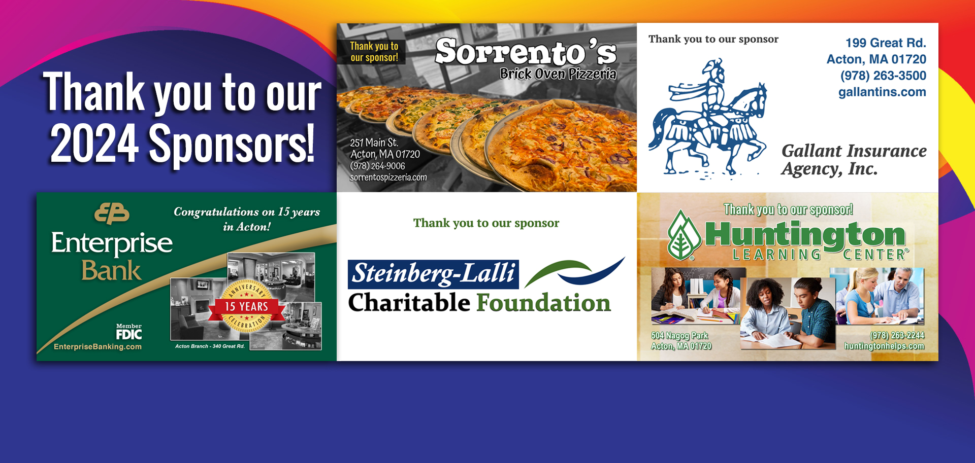 Thank you to our 2024 Sponsors!